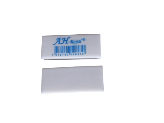 AH ROYAL LARGE WHITE PVC ERASER