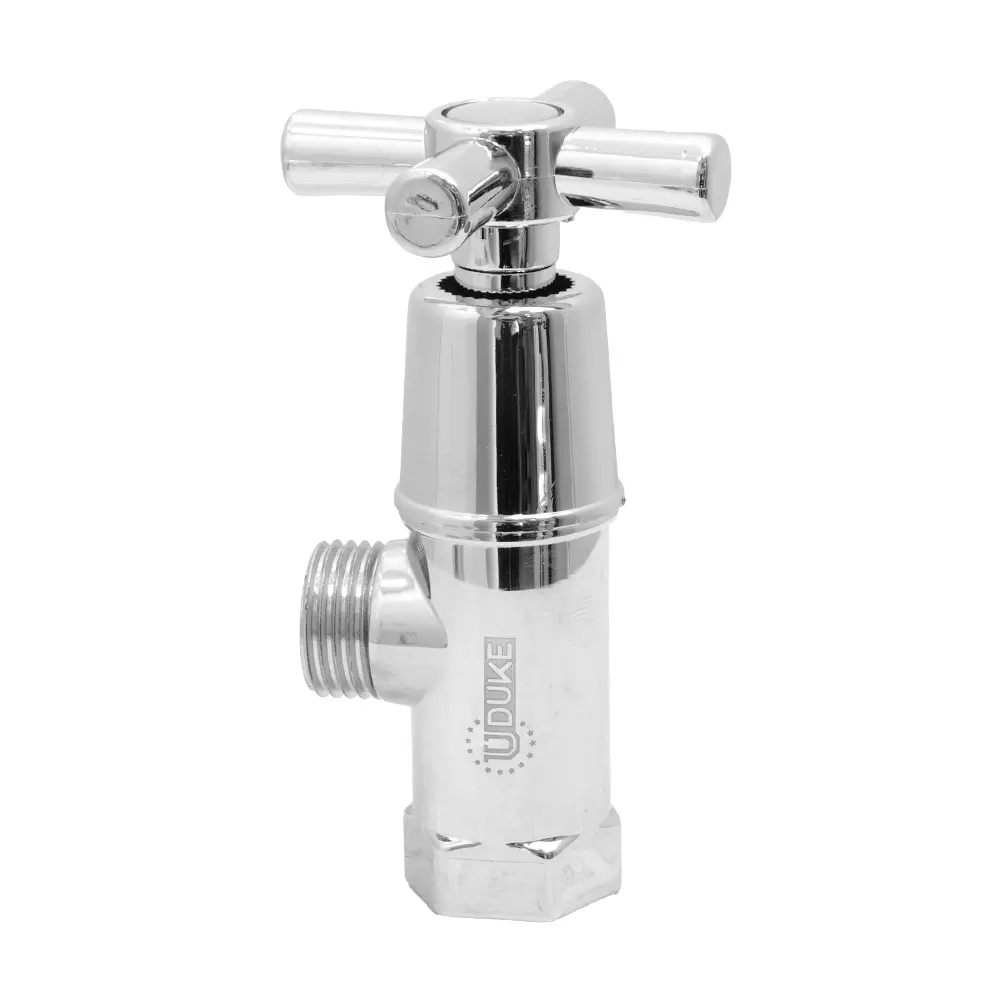 LLAVE DE REGULACION CROMADA MANIJA CRUCETA UDUKE 
