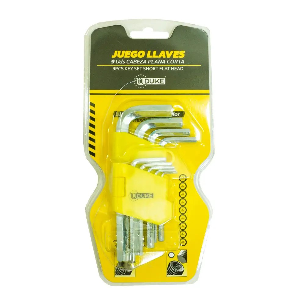 LLAVE ALEM JUEGO X 9 PCS CORTA