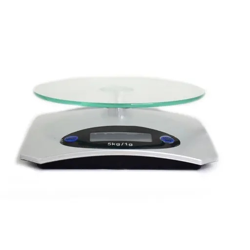 GRAMERA DIGITAL 5 KG VIDRIO REDONDO