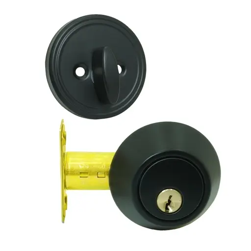 DEADBOLT LOCK BLACK UDUKE