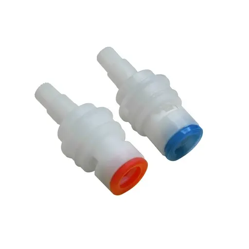 PLASTIC CARTRIDGE SPINDLE SET X 2 LONG FOR TWO HANDLE KITCHEN FAUCET UDUKE