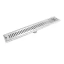 STAINLESS STEEL LINEAR FLOOR DRAIN 10 X 60 CM UDUKE 