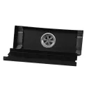 BLACK STAINLESS STEEL TILE INSERT FLOOR DRAIN 6.8 X 20 CM UDUKE