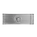 STAINLESS STEEL DECORATIVE FLOOR DRAIN 6.8 X 20 CM UDUKE