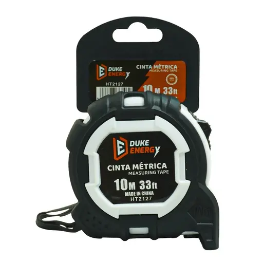 RUBBER COATED MEASURING TAPE 10 MTS DUKE ENERGY