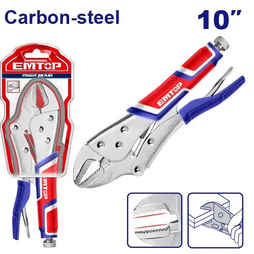 STRAIGHT JAW PLIER 10" EMTOP
