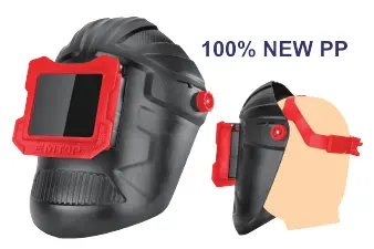 WELDING MASK 110 X 90 X 3MM 100%PP EMTOP