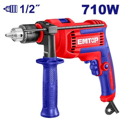 IMPACT DRILL 1/2" 710W EMTOP
