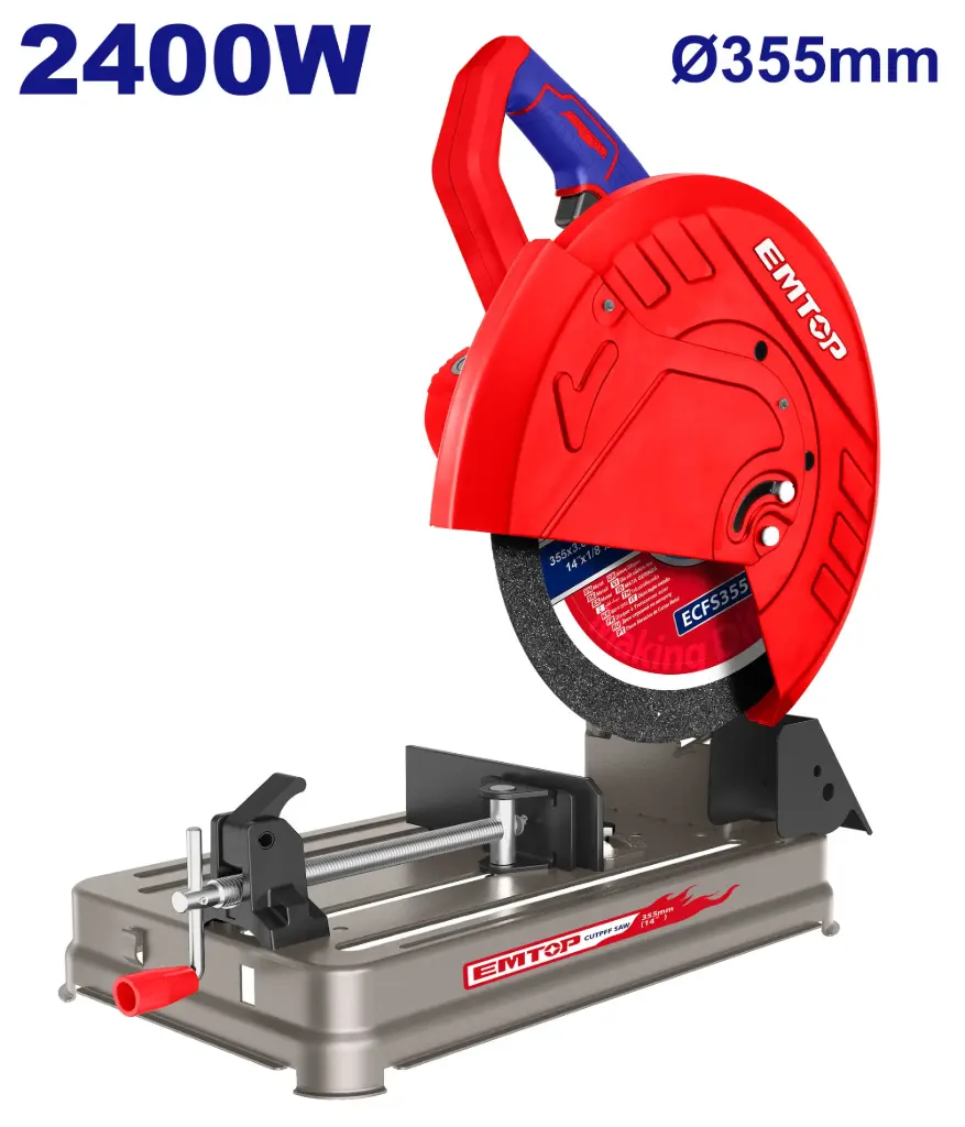 TRONZADORA 2400W 110-120V~60HZ. VELOCIDAD MAX. 3900 RPM. 13-62/64"*1"X1"/8" INCLUYE UN DISCO 13-62/64"