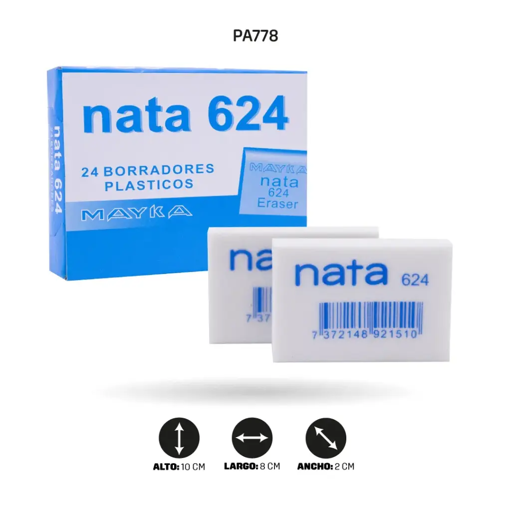 NATA SMALL ERASER 624