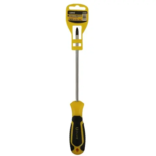 PHILLIPS SCREWDRIVER WITH MAGNETIC TIP (+) 1/4" X 6" UDUKE