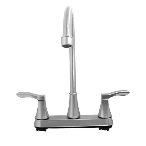 MEZCLADOR LAVAPLATOS ALETA 8" SATINADO ABS 