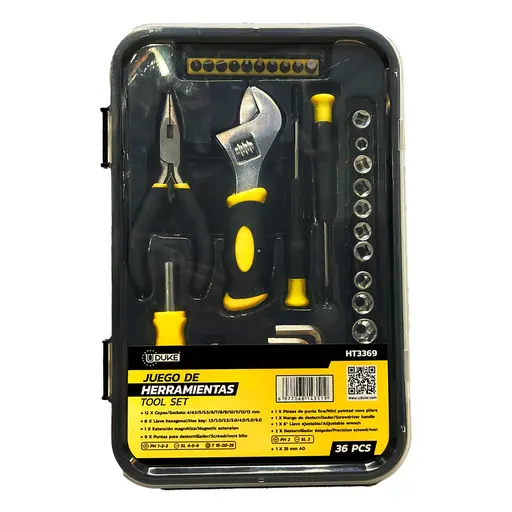 TOOL SET 36-PIECE UDUKE  