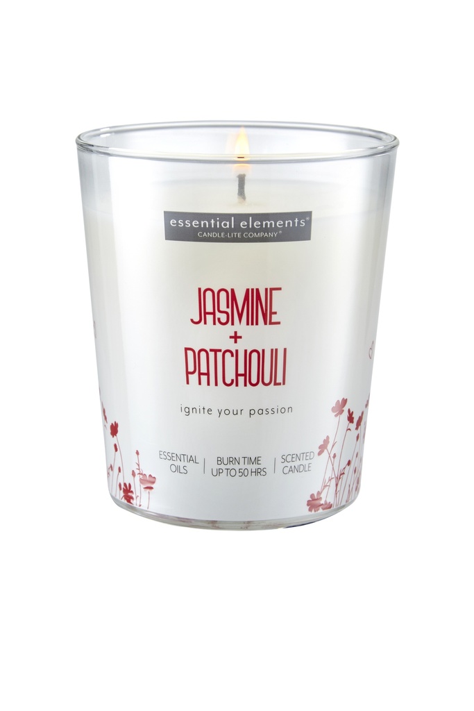 9 oz. Shrink Sleeve w/Metal Lid Jasmine & Patchouli