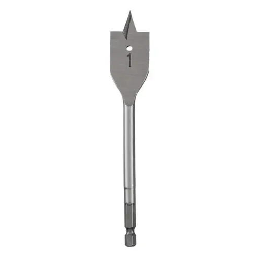 [HT1006] BROCA PLANA MADERA UDUKE 1"