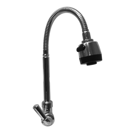[HT1197] WALL MOUNT FLEXIBLE KITCHEN FAUCET FIN HANDLE UDUKE