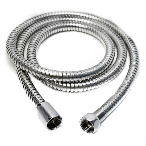 [HT1220] MANGUERA CROMADA FLEXIBLE PARA DUCHA TELEFONO 1.5 MTS UDUKE