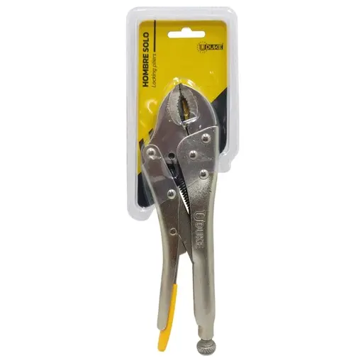 [HT1245] LOCKING PLIERS WITHOUT RUBBER HANDLE 10" BLISTER UDUKE