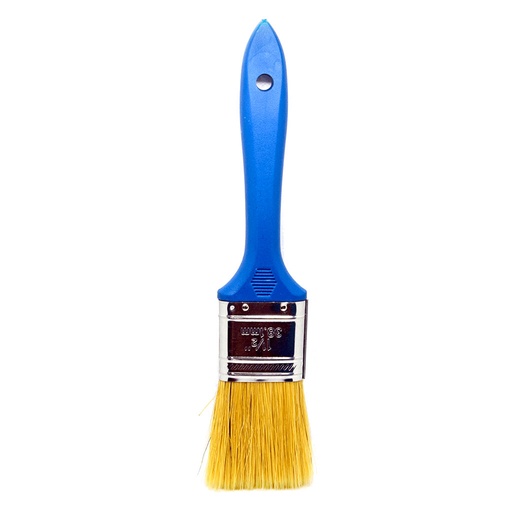 [HT1277] UDUKE 2 1/2" PAINT BRUSH BLUE HANDLE NATURAL BRISTLE