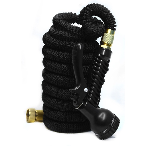 [HT1286] MANGUERA EXPANDIBLE CON PISTOLA 22.5 MTS UDUKE EN CARRETO