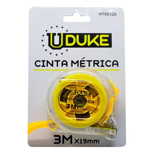 [HT1298] METRO 3 MTS HOJA DELGADA TRANSPARENTE DOBLE FAX UDUKE 