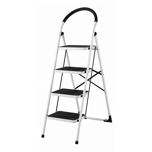 [HT1324] UDUKE 4-STEP FOLDING METAL TUBULAR LADDER