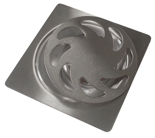 [HT1327] REJILLA PISO ACERO INOXIDABLE 10X10 UDUKE OVALADA