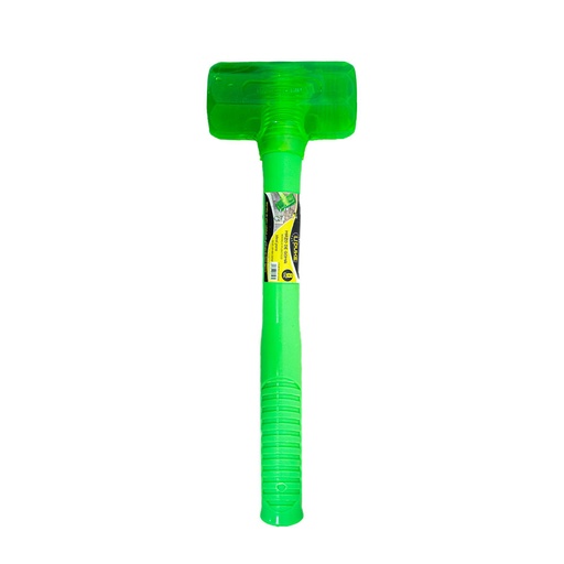 [HT1541] RUBBER HAMMER PLASTIC HANDLE 400 GRS GREEN UDUKE
