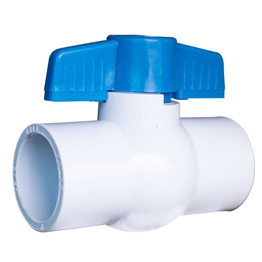 [HT20127] PVC BALL VALVE SOLVENT ENDS 1"