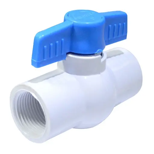 [HT20136] PVC BALL VALVE THREADED ENDS 1 1/4"