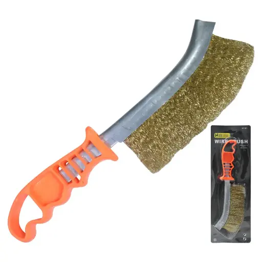 [HT20251] WIRE BRUSH UDUKE PLASTIC HANDLE BLISTER