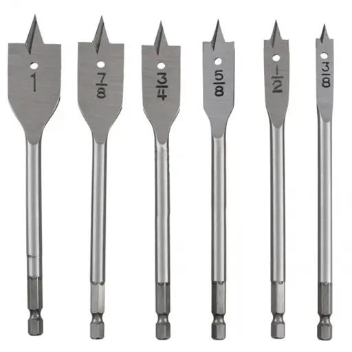[HT20257] SPADE DRILL BITS SET X6 UDUKE