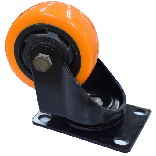 [HT30086] HEAVY DUTY SWIVEL CASTER WHEEL 3" 75 MM 100 KG ORANGE