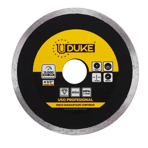 [HT30580] DISCO DIAMANTADO CONTINUO 4 1/2 UDUKE