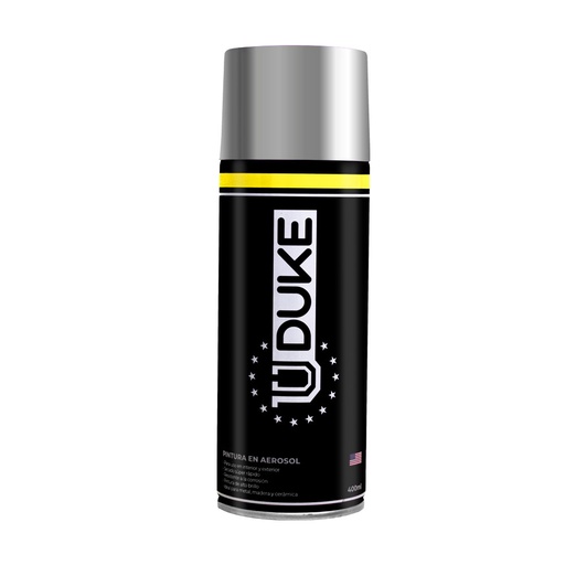 [HT40221] PINTURA AEROSOL UDUKE CROMADO BRILLANTE NIQUELADO 400 ML 318
