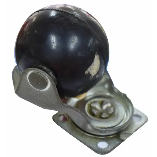 [HT40257] BLACK SWIVEL BALL CASTER WHEEL 2" 50 MM 25 KG