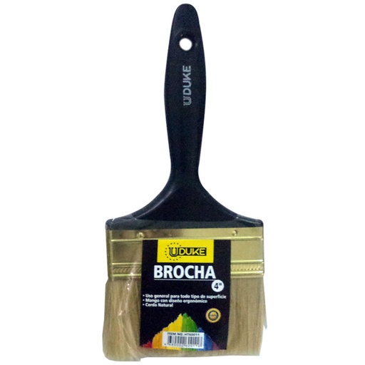 [HT60011] PAINT BRUSH PLASTIC HANDLE 4" UDUKE
