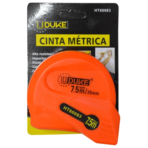 [HT60083] METRO 7.5 MTS HOJA 25MM PASTA UDUKE