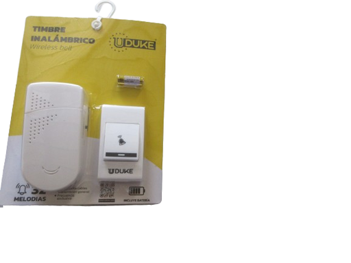 [HT60121] TIMBRE INALAMBRICO ENERGIA UDUKE FRECUENCIA EXCLUSIVA (ALCANCE ENTRE 30 Y 150 MTRS)