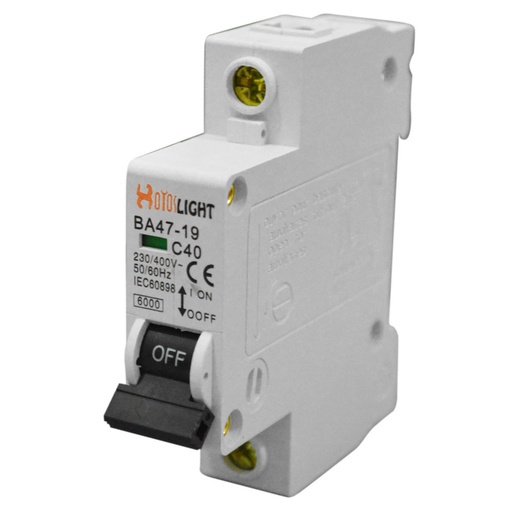 [HT60143] INTERRUPTORES TERMOMAGNETICOS 1 POLO 40A