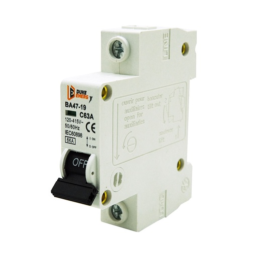 [HT60145] INTERRUPTORES TERMOMAGNETICOS 1 POLO 63A