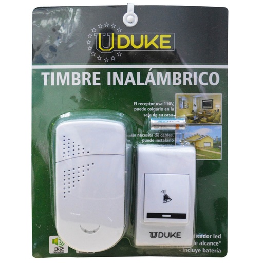[HT60173] TIMBRE INALAMBRICO A8603