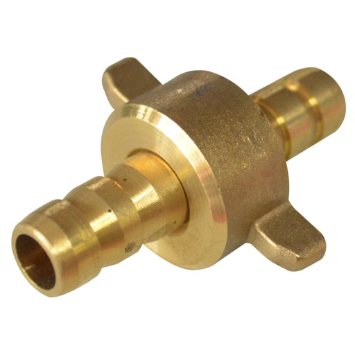 [HT70004] RACOR MANGUERA BRONCE 1/2 (COMANDO FINO) CON OREJA 