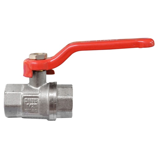 [HT70007] BRASS BALL VALVE PN40 1/2 CHROME