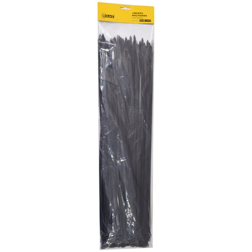 [HT70046] NYLON CABLE TIE UDUKE BLACK 7 X 550 MM 55 CM 100 PCS