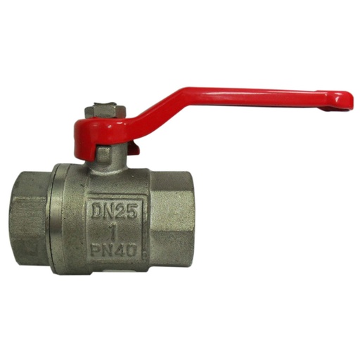 [HT70144] BRASS BALL VALVE PN40 1" CHROME