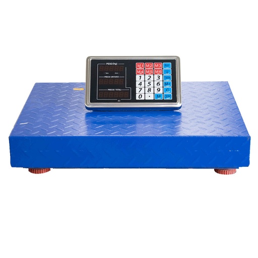 [HT80293] INDUSTRIAL DIGITAL SCALE 300 KG PLATFORM WITH LED DISPLAY AND BLUETOOTH 40 X 50 UDUKE