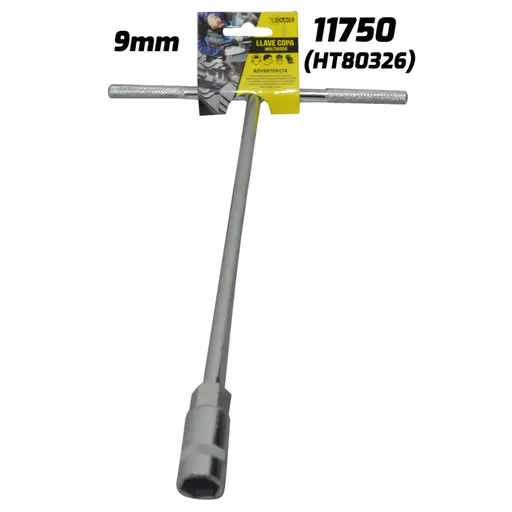 [HT80326] LLAVE COPA EN T CON CUADRANTE UDUKE 9 MM