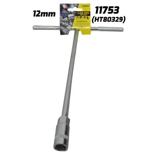 [HT80329] LLAVE COPA EN T CON CUADRANTE UDUKE 12 MM